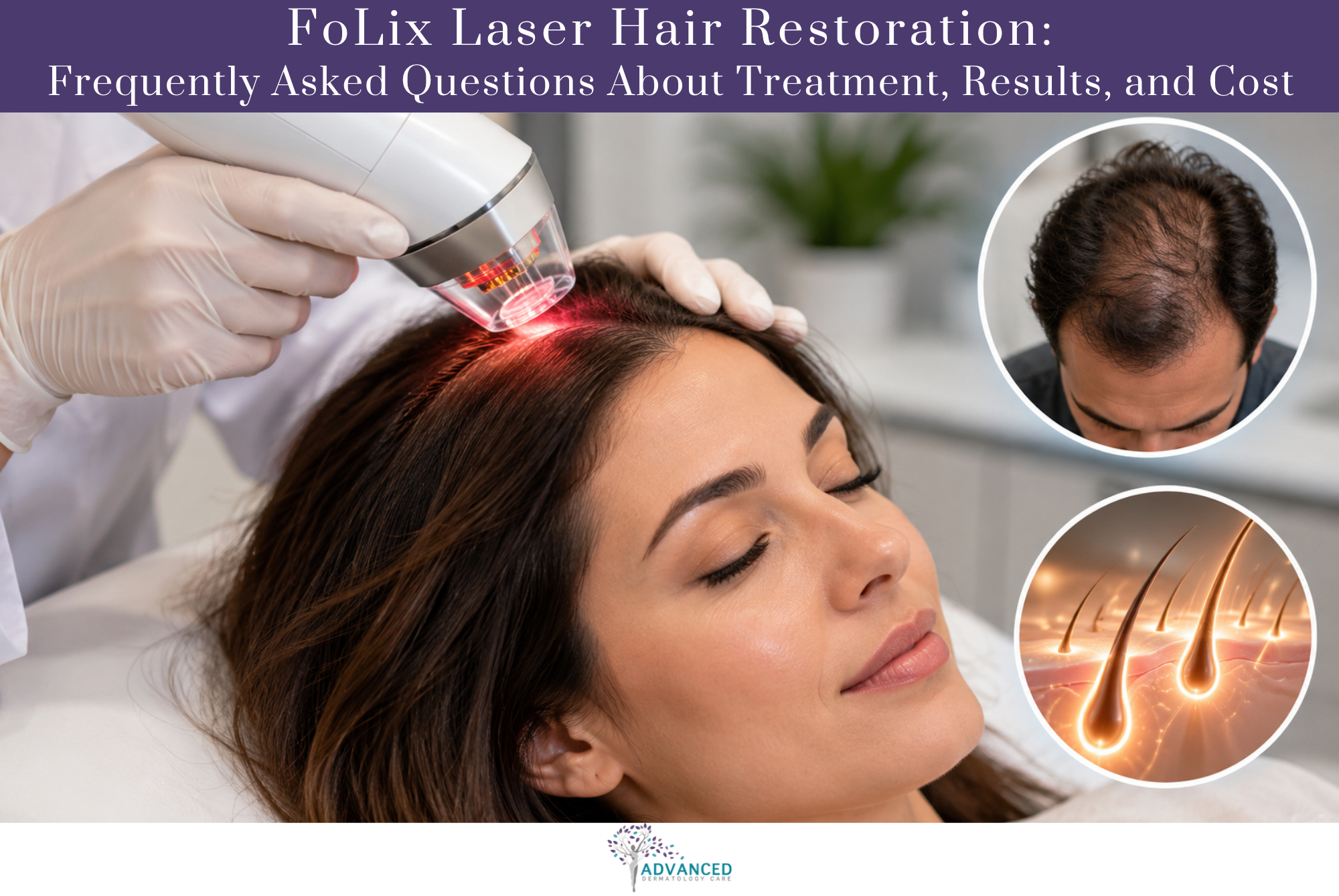 FoLix Laser Hair Restoration Frequently Asked Questions About Treatment, Results, and Cost